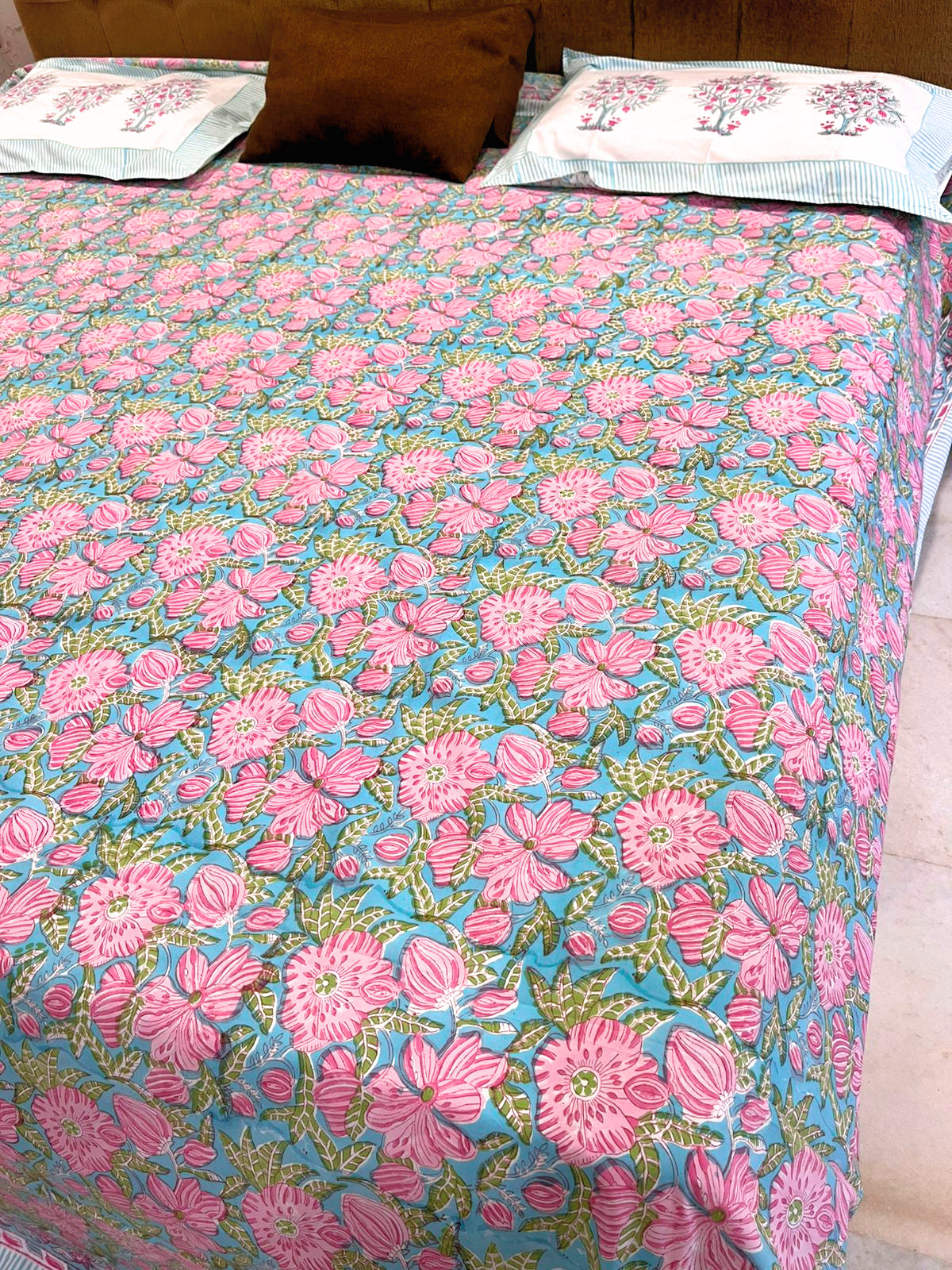 Pink Meadow Bedsheet