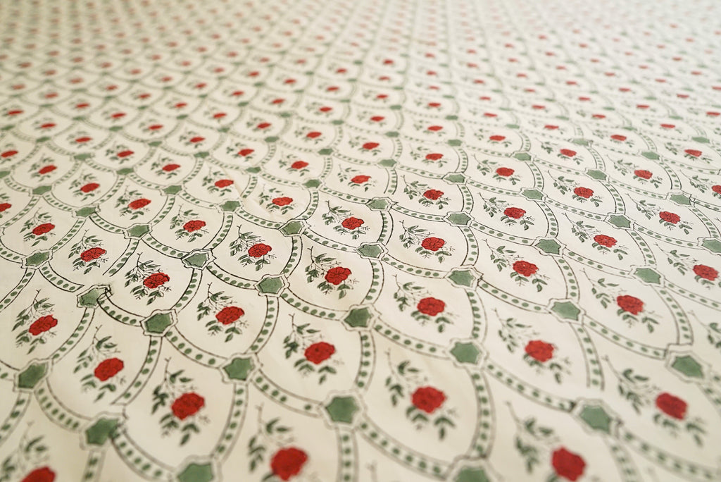 Bagh-e-Ruby calm Bedsheet
