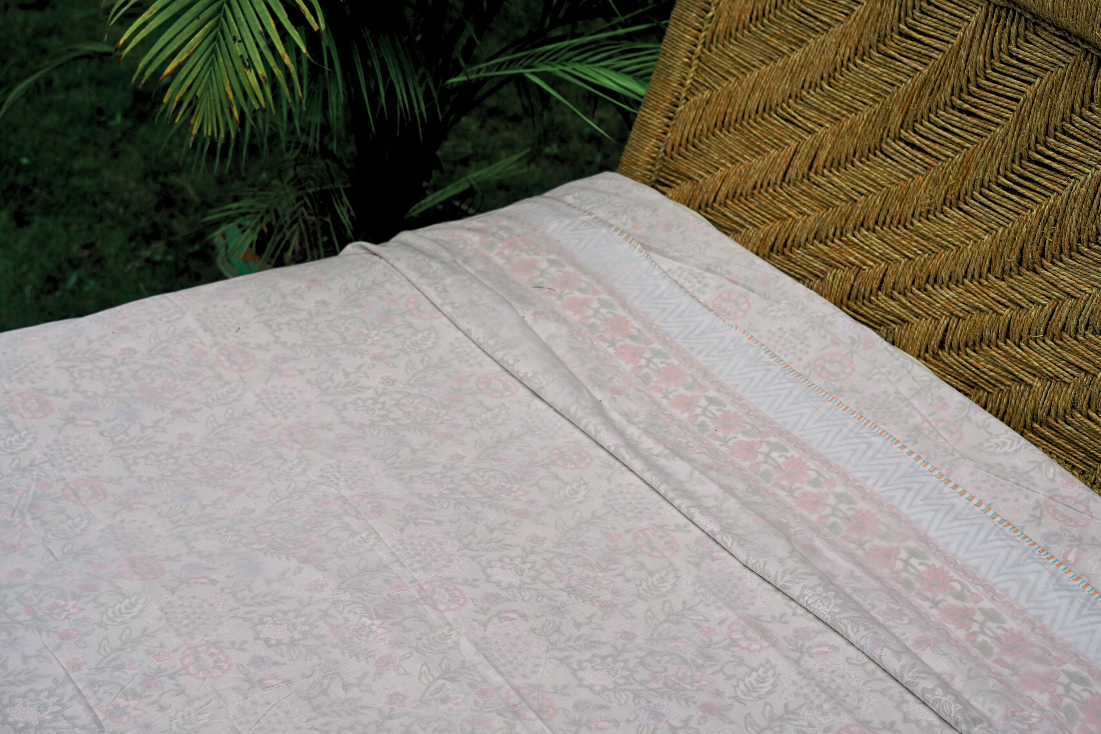 Whispering Blooms Dohar 3 Layer Mulmul