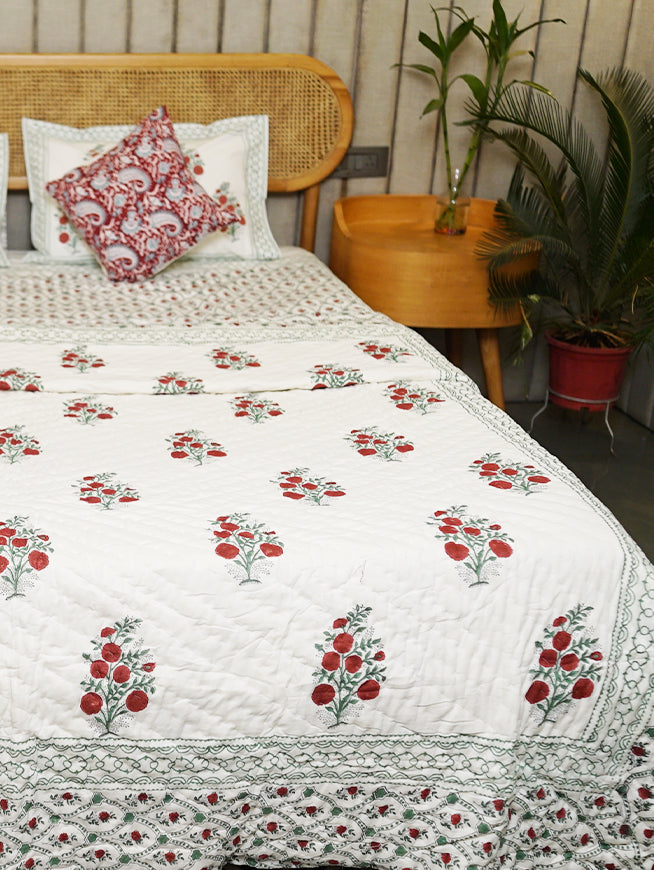 Bagh-e-Ruby calm Quilt