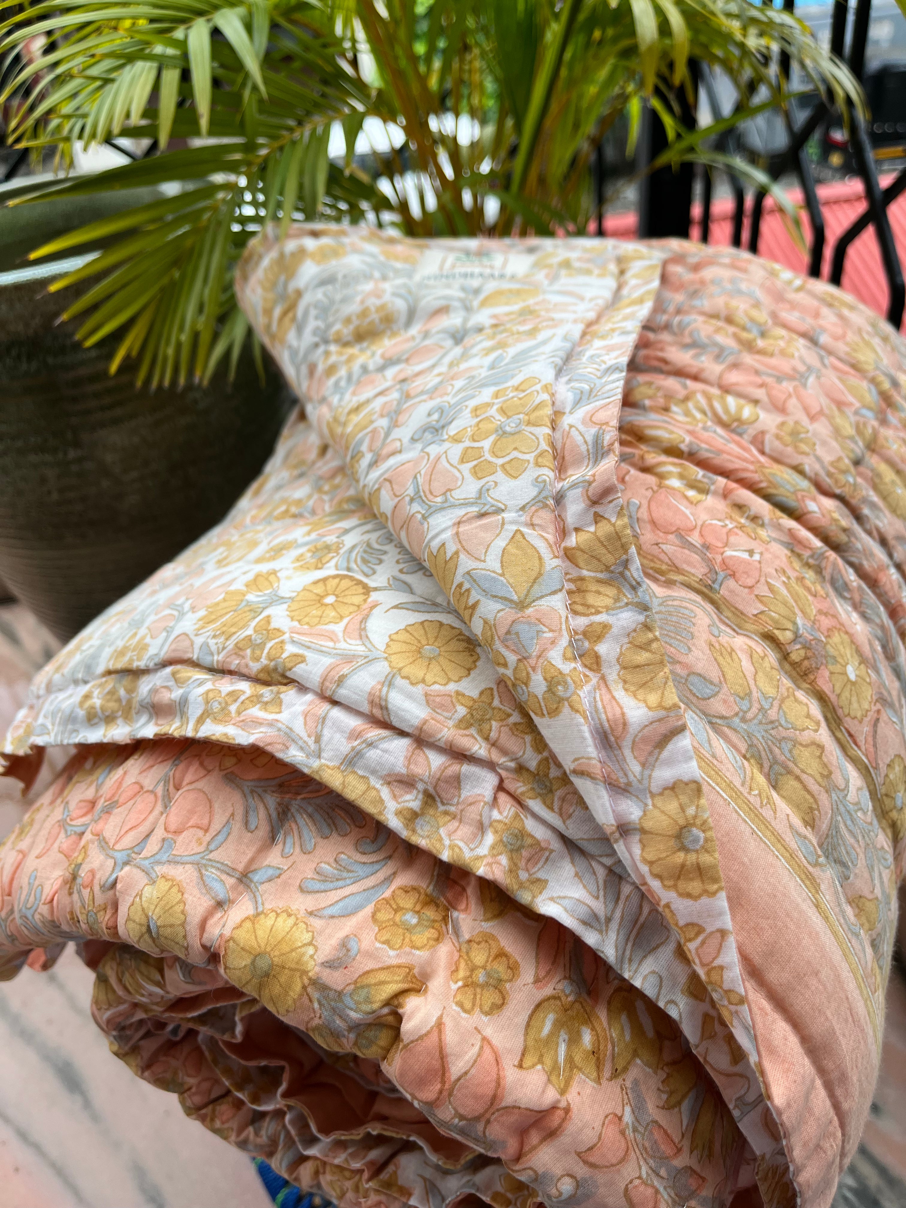 Palaash Garden Quilt