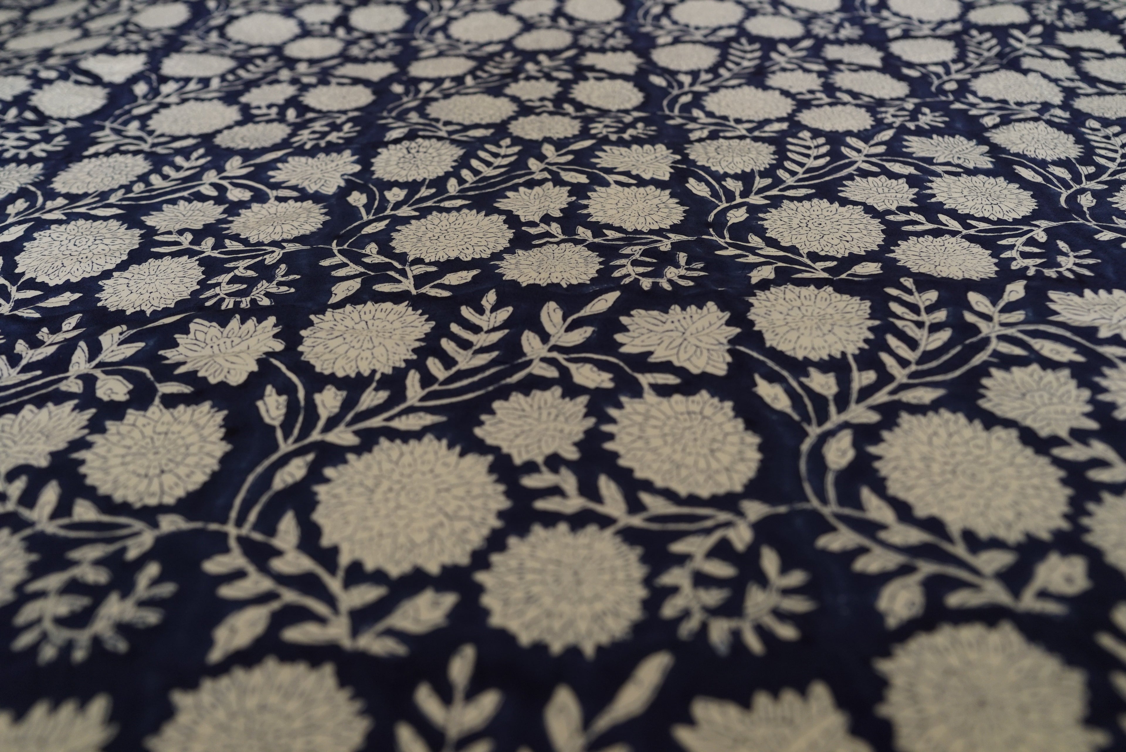 Midnight Phoolkari Bedsheet