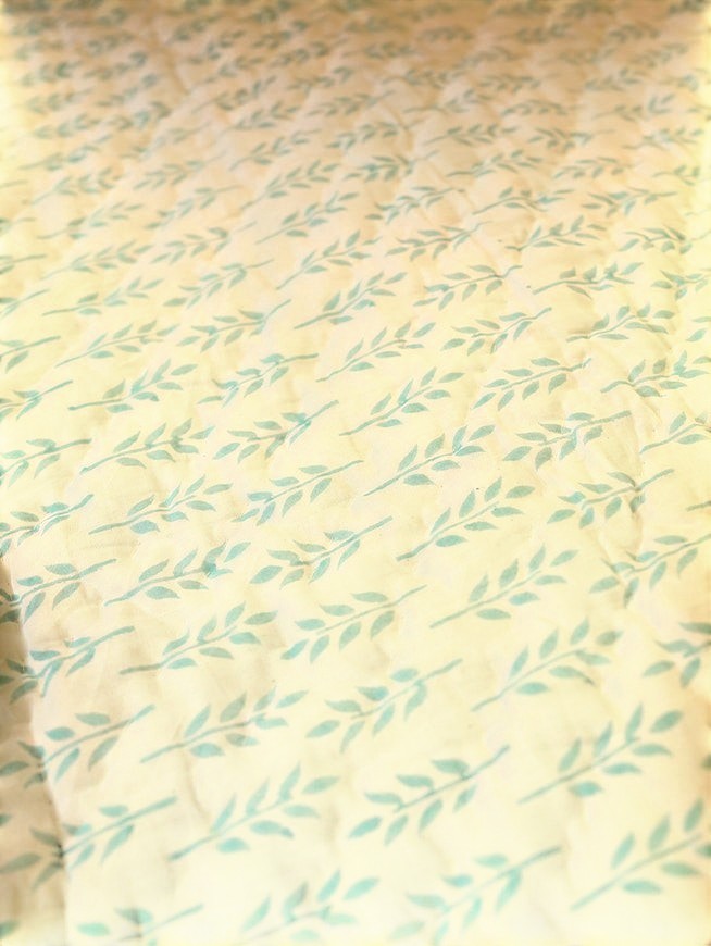 Pink Meadow Hand-Quilted Reversible Mulmul Cotton Razai / Quilt