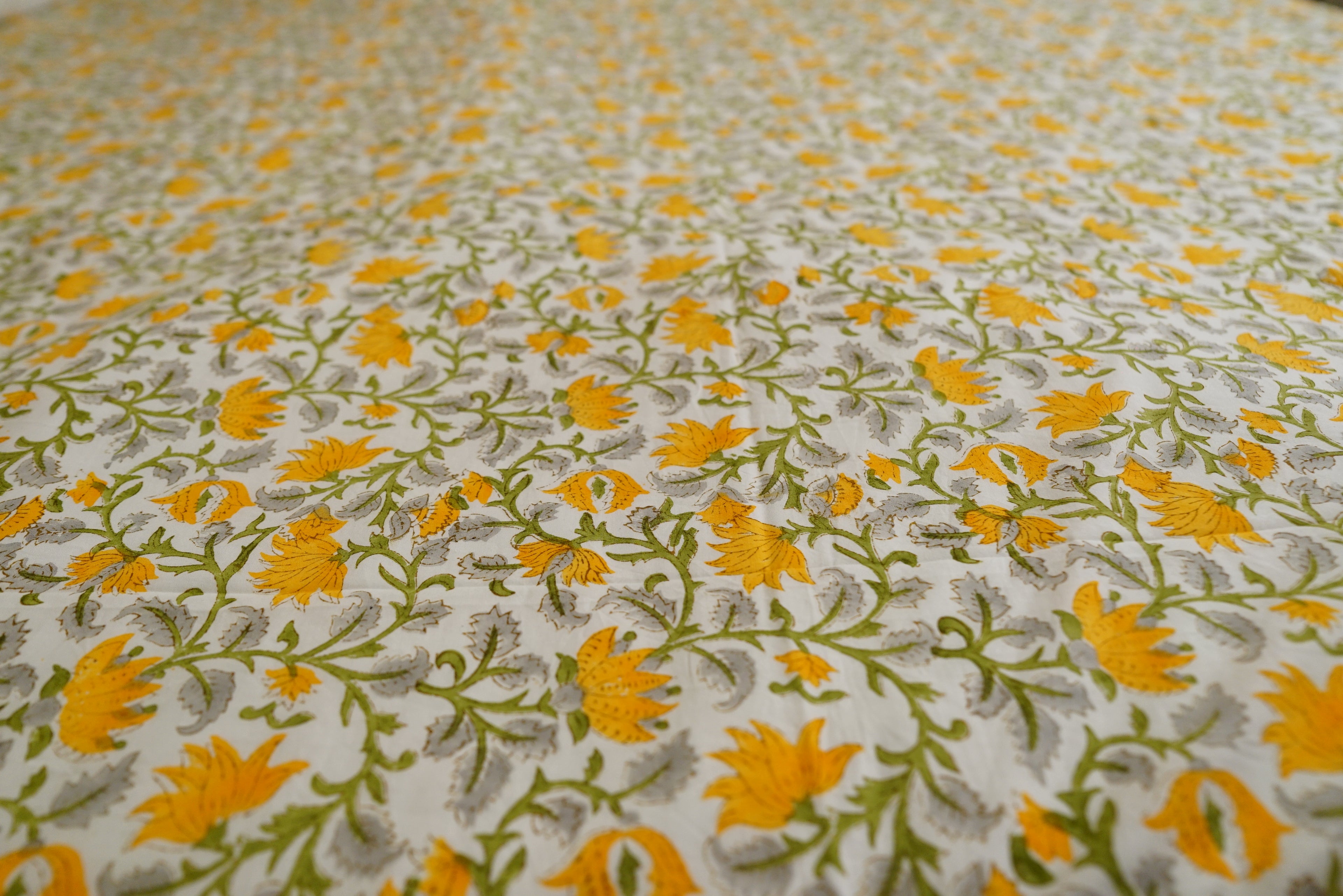 Sunlit Saavan Bedsheet