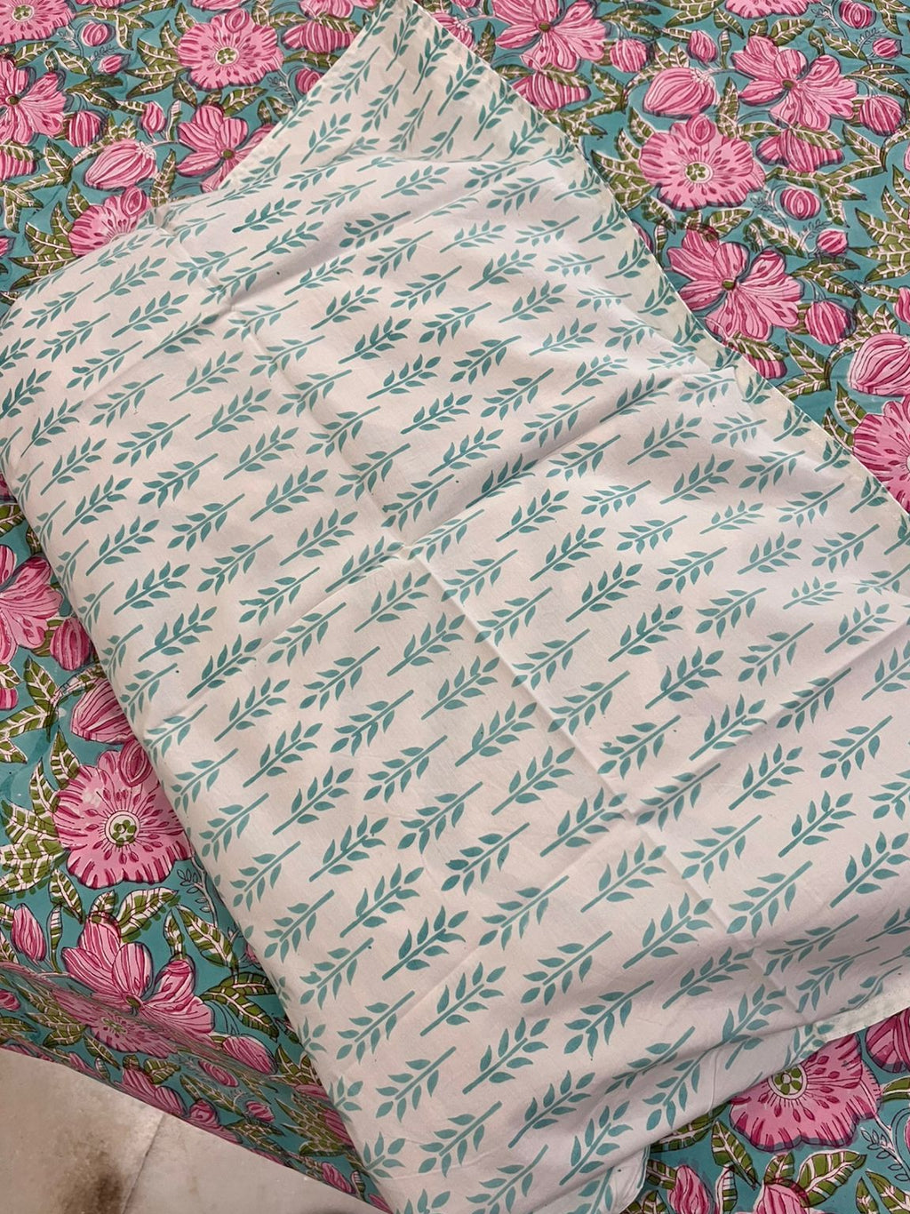 Pink Meadow Bedsheet
