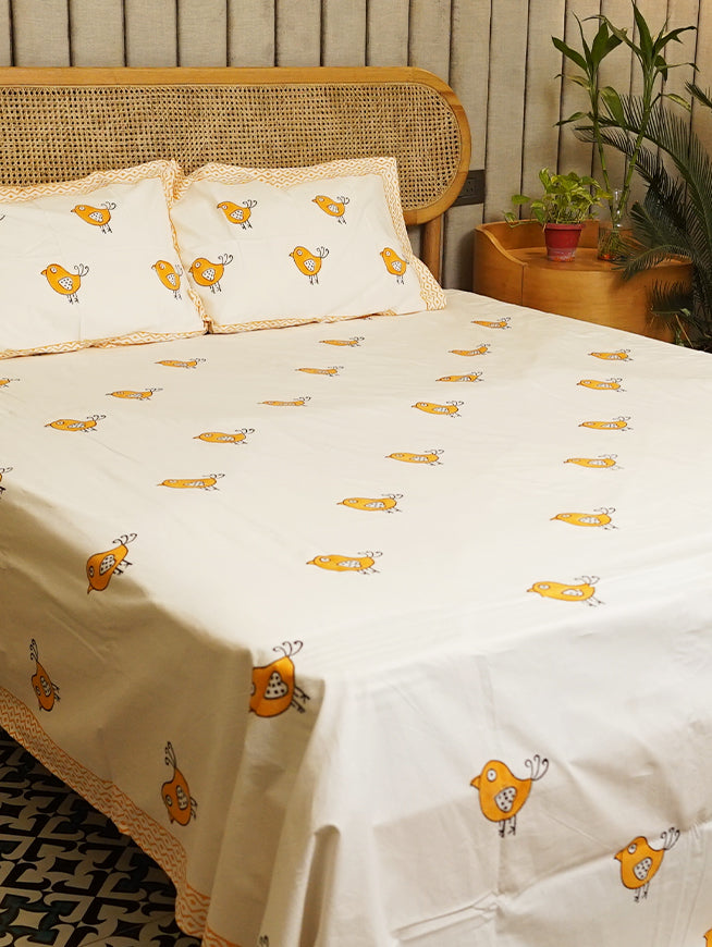 Chirpy Chidiya bedsheet